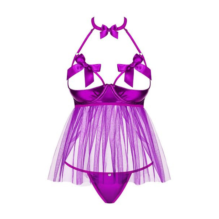 Бебідолл Obsessive Delishya babydoll purple L / XL