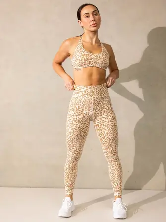 Леггинсы Ryderwear Empower High Waisted Leggings - Vanilla Leopard
