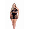 Сукня з відкритою спиною Pink Lipstick Girl Gone Bad Dress, чорний, Plus Size
