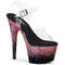 Босоножки Pleaser Adore-708SS *7 дюймов, каблук, 2 3/4 дюйма, ремешок на щиколотке, прозрачный/розовый