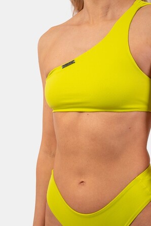 ТОП ONE SHOULDER BANDEAU BIKINI TOP GREEN 448