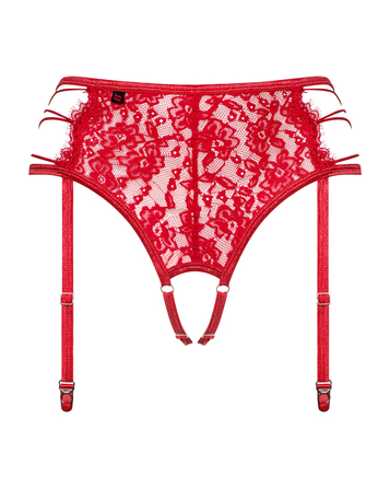 Пояс для чулок Obsessive Rediosa L/XL