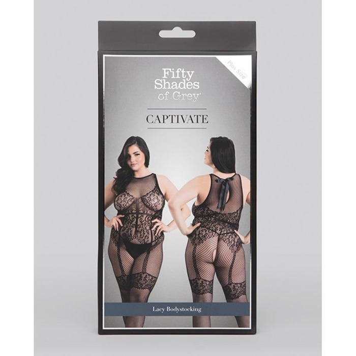 Сексуальный комбинезон Fifty Shades of Grey Captivate Plus Size Black