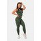 МАЙКА Nebbia ORGANIC COTTON RIBBED TANK TOP DARK GREEN 414