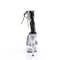 Босоніжки Pleaser Delight-624RS *6 дюймів на підборах, 1 3/4 дюйма з манжетою на щиколотці PF RS, блискавка ззаду, чорні/прозорі