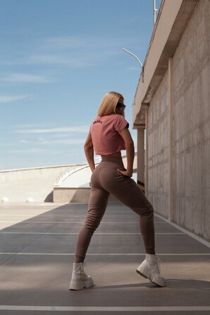 Топ Loose Fit & Sporty Crop Top Old Rose 583