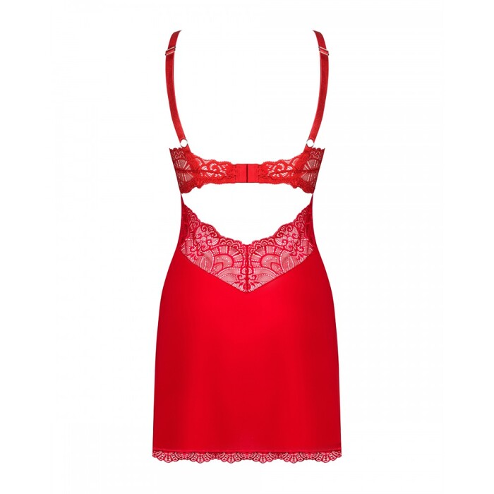 Комплект Obsessive Loventy сорочка та стрінги S/M