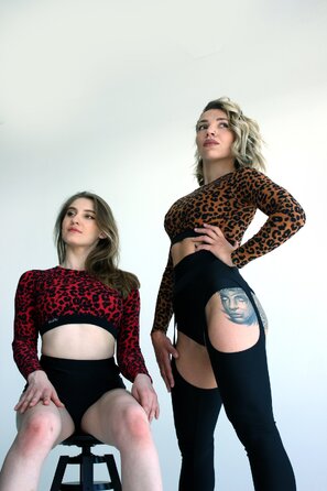 INTRIGUE — Легінси З Вирізами Для Pole Dance, Heels Та Сценічних Виступів - чорний