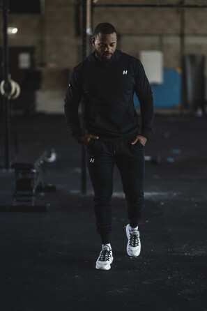 Штани Slim sweatpants with side pockets 'Reset” 321 Black