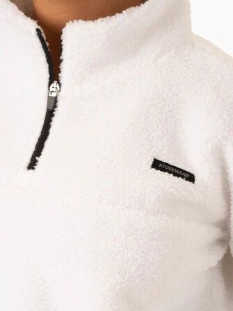Толстовка Off Duty Teddy Half Zip - White