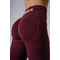 Легинсы Nebbia Flow Seamless с высокой талией и эффектом push-up, цвет Bordo 496