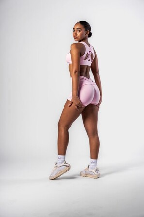 Шорти Nebbia V-shaping Belt Shorts STRONG BEAUTY Pink 428