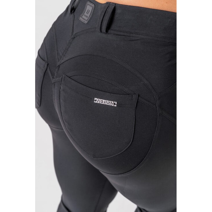 Штани Nebbia Bubble Butt Flared Pants 2.0 POWER LIFT Black 308