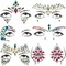 Алмазна наклейка Leg Avenue Jovi face jewels sticker O/S