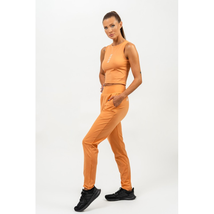 Штани Shiny Slim Fit Leggings Pants SLEEK Orange 482