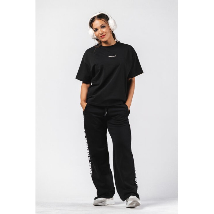 Футболка Nebbia Oversized Tee RESET Black 491