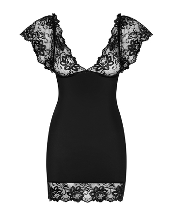 Пеньюар Obsessive Imperia та стрінги S/M