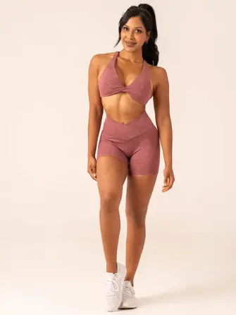 Топ Ryderwear NKD Stonewash Twist Sports Bra - Boysenberry Stonewash