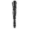 Чоботи Pleaser Delight-3028 6 дюймів на шнурівці з потрійною пряжкою PF BT, з блискавкою збоку, чорні