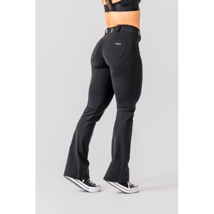 Штани Nebbia Bubble Butt Flared Pants 2.0 POWER LIFT Black 308