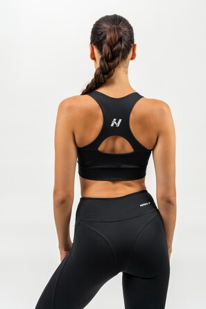 Топ Medium-Support Racerback Sports Bra AGILE Black 471