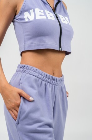 Штани Nebbia Oversized Joggers With Pockets Gym Time Light Purple 281