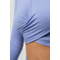 Топ Nebbia Cropped Long Sleeve Top ELEVATED Light Purple 468
