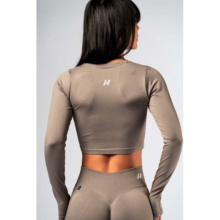 Топ Nebbia Seamless Long-Sleeve Top POWER Light Brown ASH 892