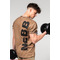 Футболка Nebbia Washed-off Cotton T-shirt MAX OUT Light Brown 357