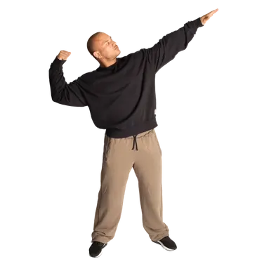 Світшот у стилі ретро GASP Throwback Sweater 221067 Black