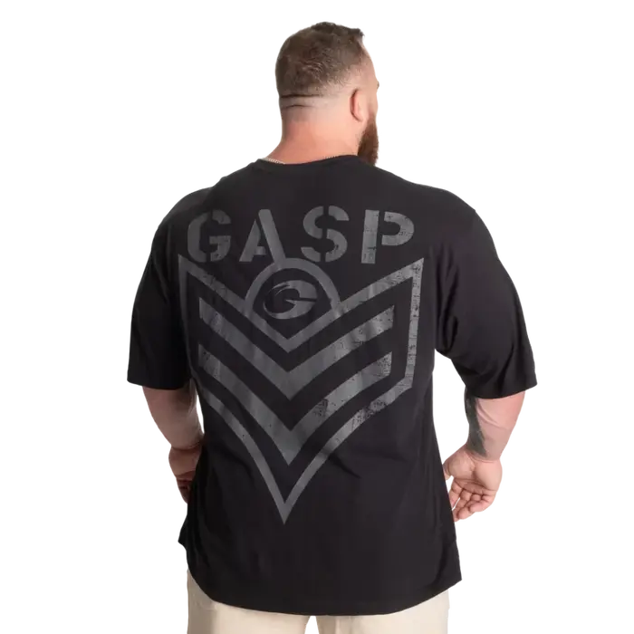Футболка GASP Slub Iron Tee 221037 Washed Black