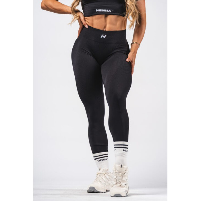 Легінси Nebbia Push-Up Leggings with Shaping Lines FLOW SEAMLESS Black 497