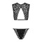 Комплект мереживної білизни Obsessive Elisetta set Black L / XL