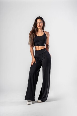 Штани Deni x NEBBIA High-waist Flared Pants Black 312
