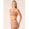 Топ Ryderwear Unstoppable One Shoulder Sports Bra - Mocha Zebra