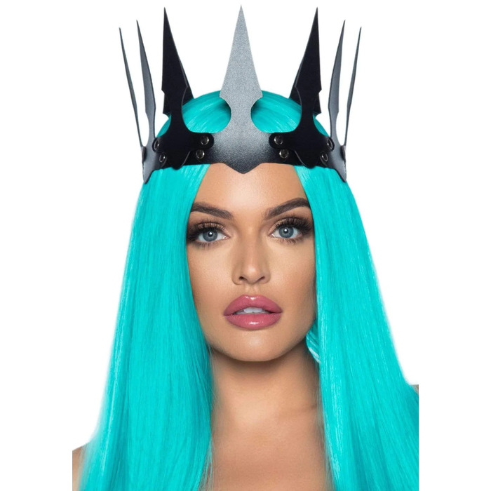 Корона з гострими зубцями Leg Avenu Faux leather spiked crown O/S