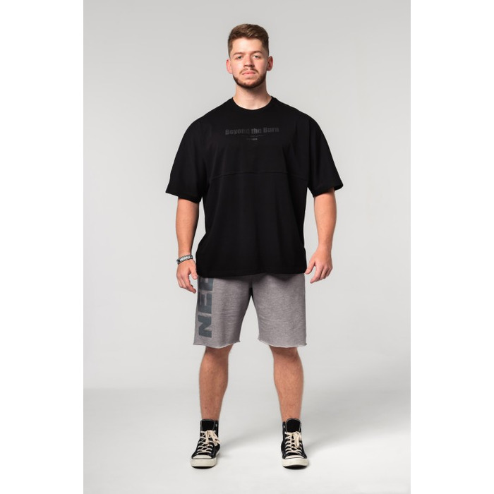 Футболка Nebbia Oversized Heavyweight Cotton T-shirt NO SHORTCUTS Black 354