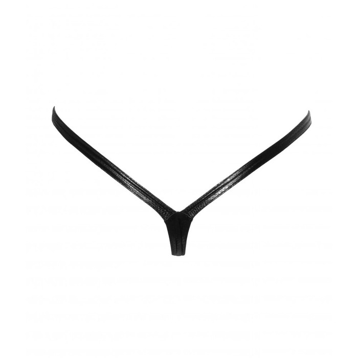 Стринги з малюнком Noir Handmade P009 Snake wetlook thong - XL